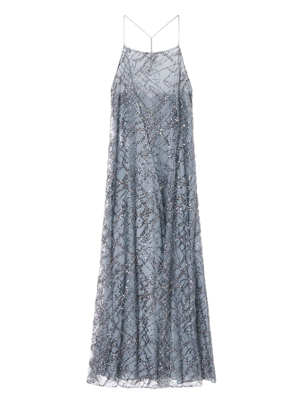 Emporio Armani Silver Dress Glam Steals