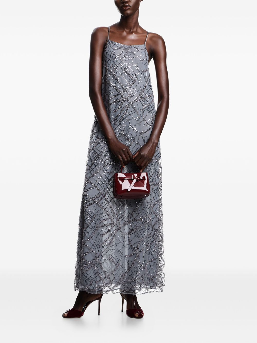 Emporio Armani Silver Dress Glam Steals