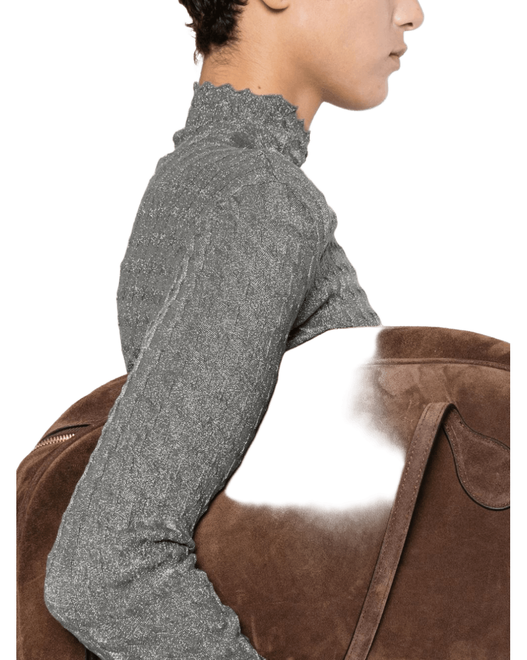 Emporio Armani Silver Sweater Glam Steals