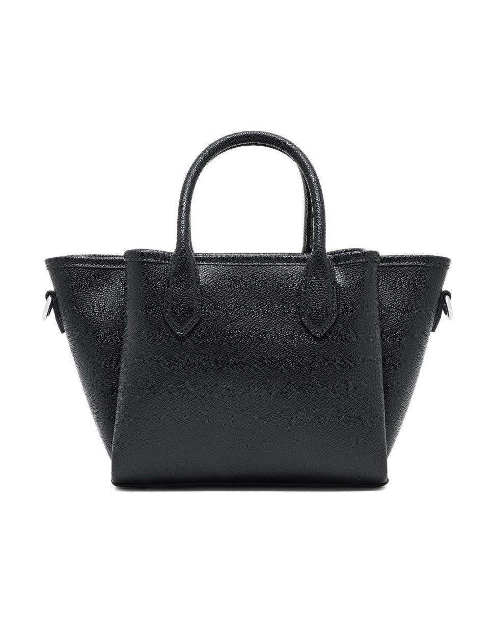 Emporio Armani Small Shopper with Palmellato Finish Glam Steals