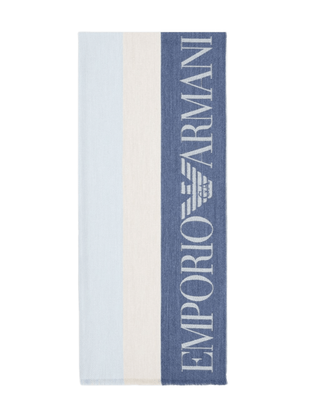 Emporio Armani Stole with Multicoloured Vertical Bands Glam Steals