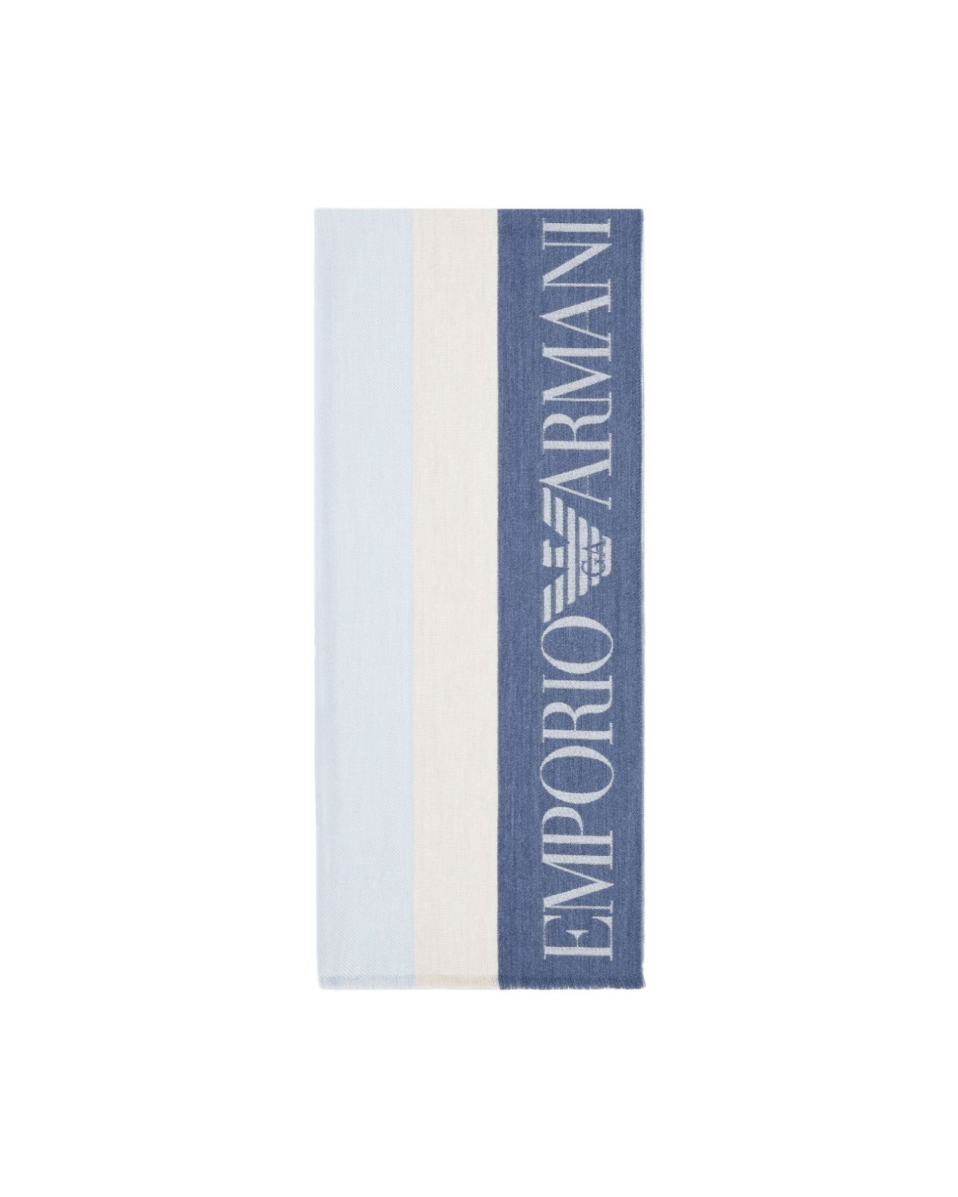 Emporio Armani Stole with Multicoloured Vertical Bands Glam Steals