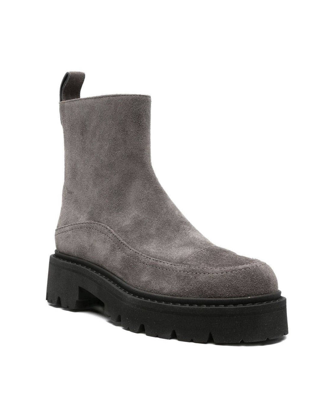 Emporio Armani Suede Ankle Boots Glam Steals