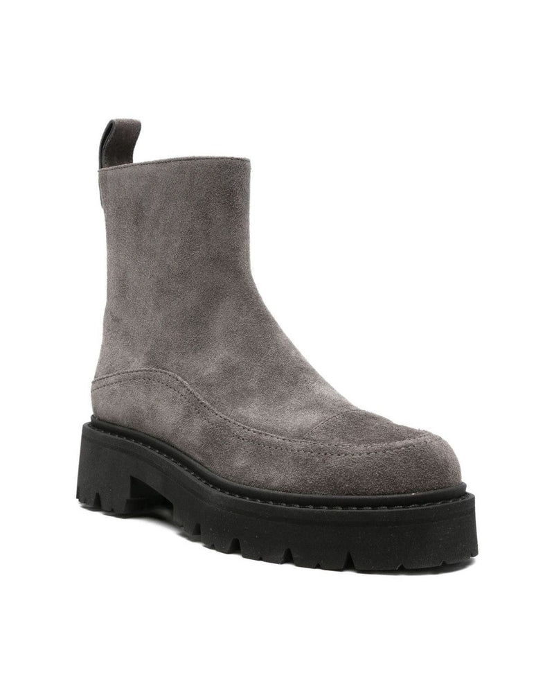 Emporio Armani Suede Ankle Boots Glam Steals