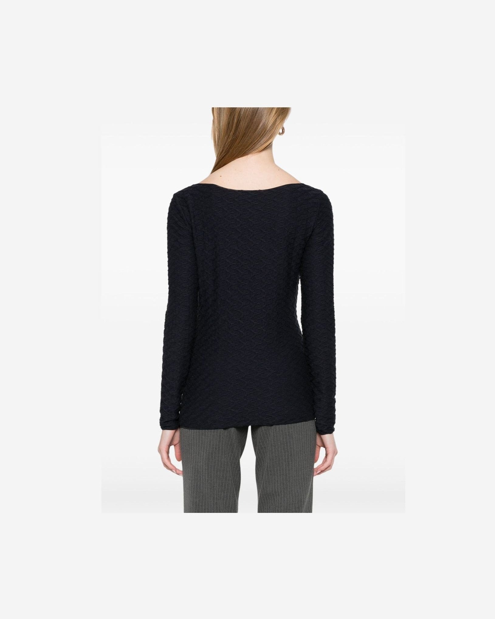 Emporio Armani Textured Top Glam Steals