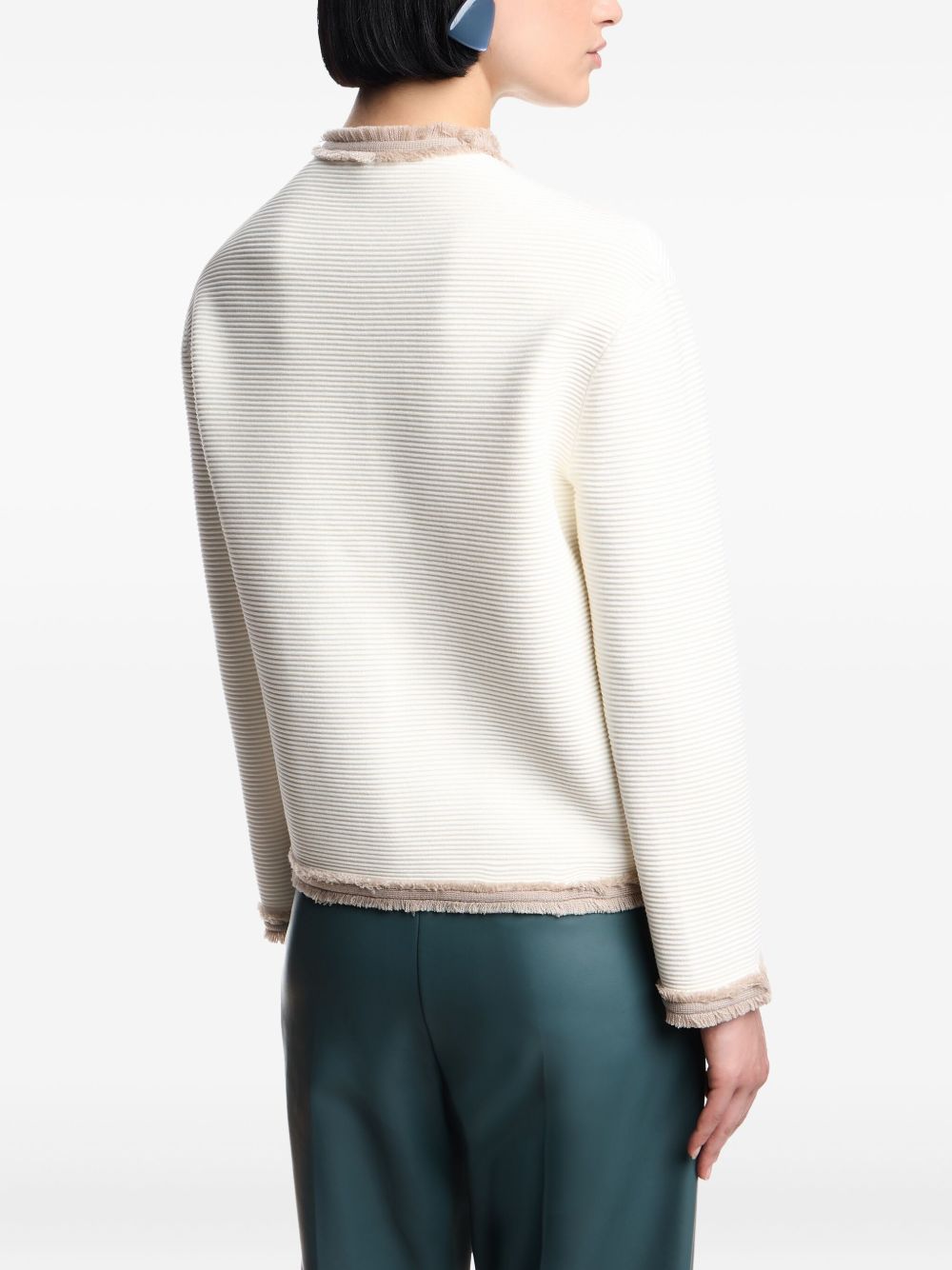 Emporio Armani White Jacket Glam Steals