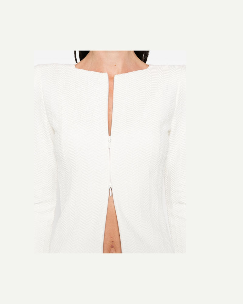 Emporio Armani White Jacket Glam Steals