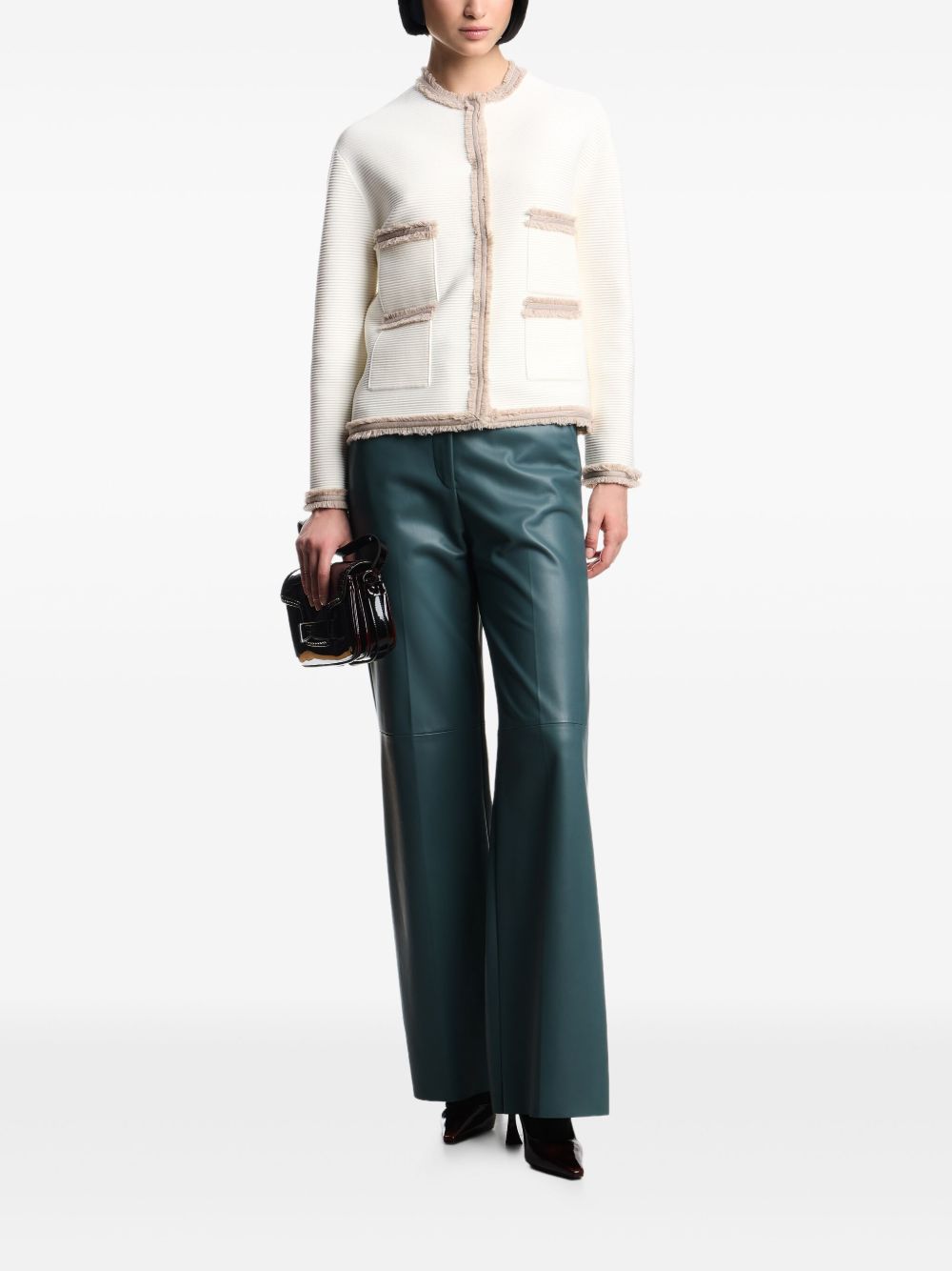 Emporio Armani White Jacket Glam Steals