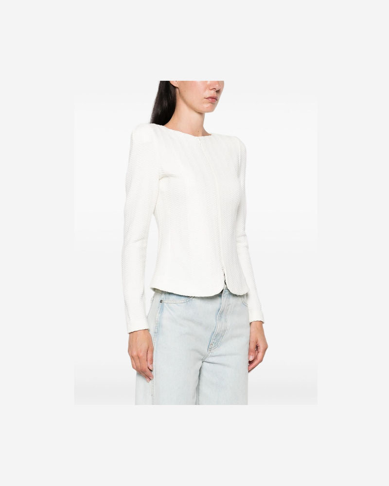 Emporio Armani White Jacket Glam Steals