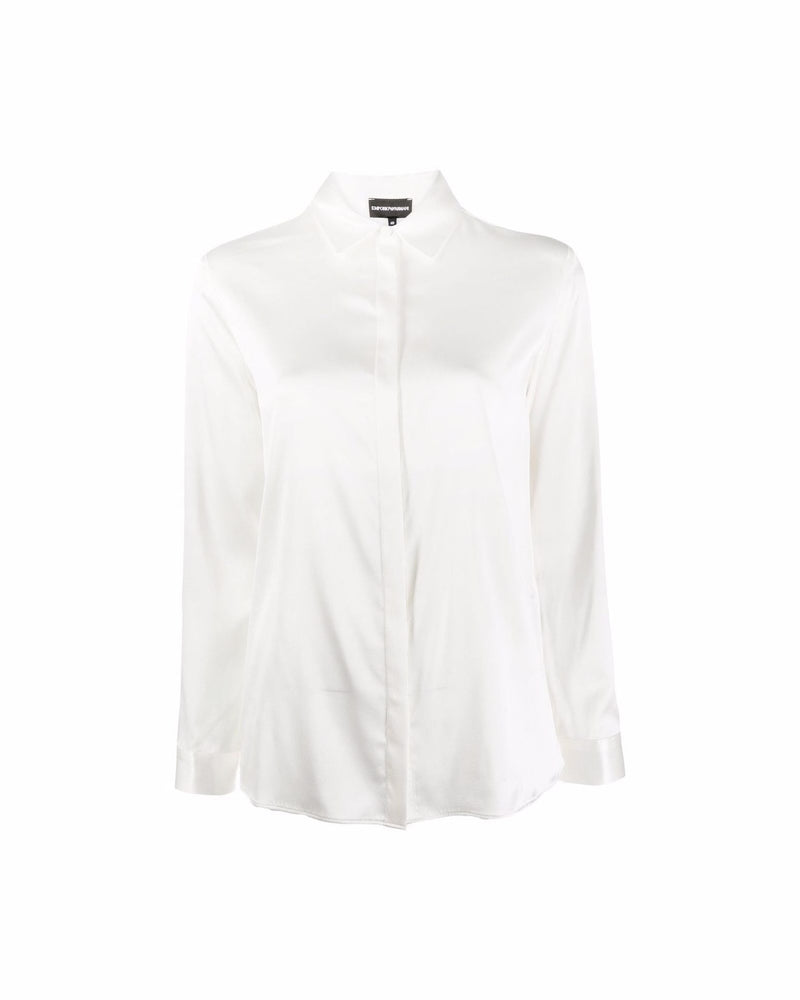 Emporio Armani White Shirt Glam Steals