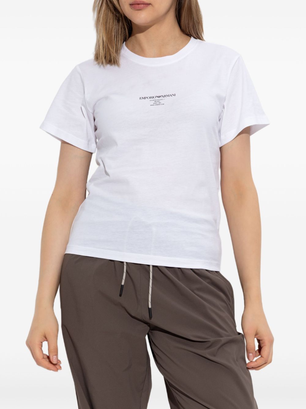 Emporio Armani White T-shirt and Polo Glam Steals