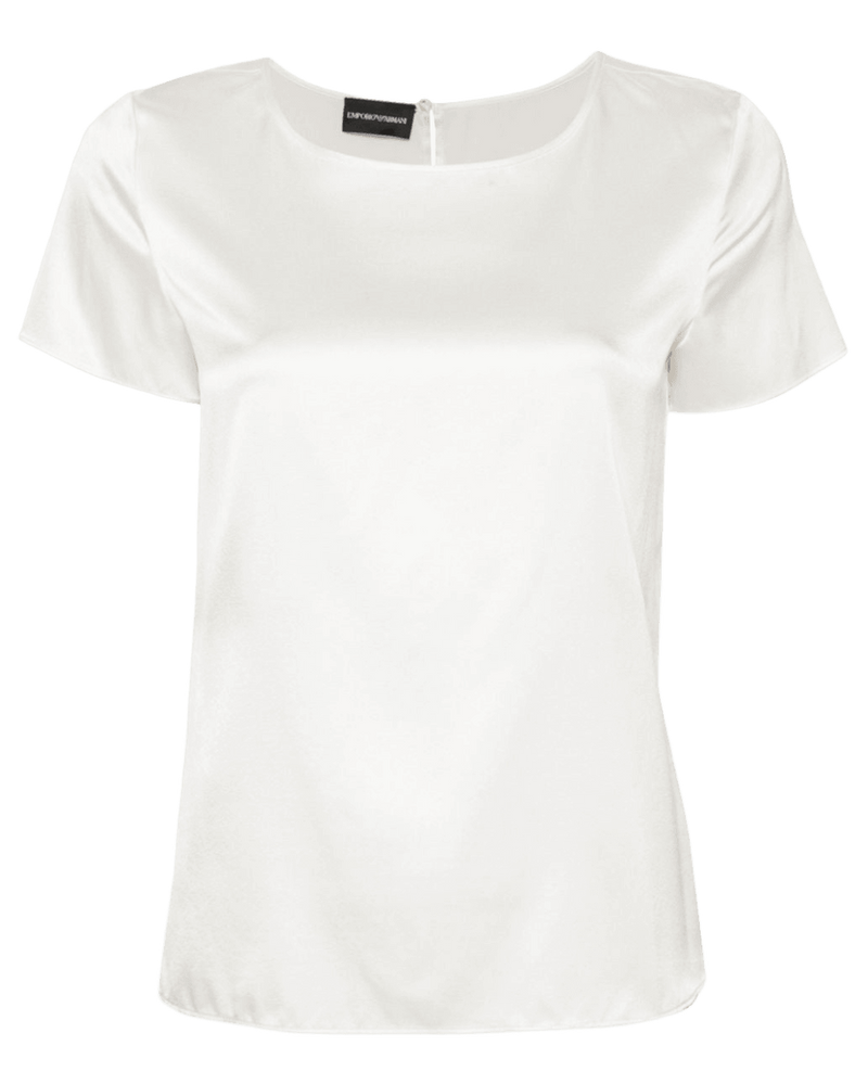 Emporio Armani White Top Glam Steals