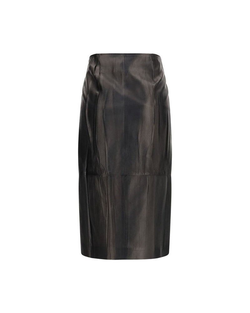 Ermanno Scervino Black Midi Skirt Glam Steals