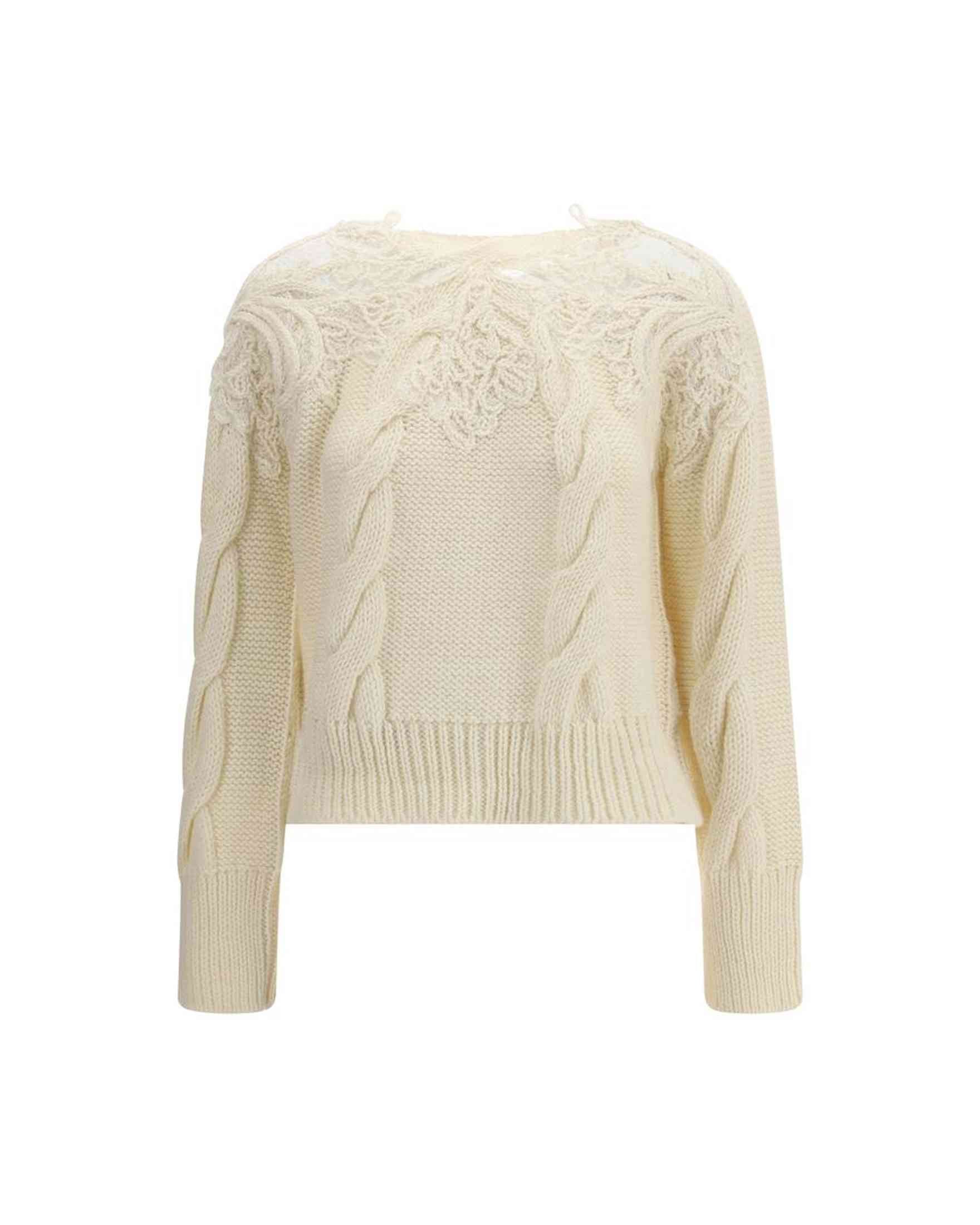 Ermanno Scervino Embroidery Sweater Glam Steals