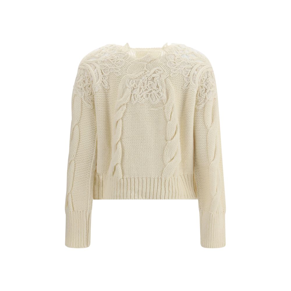 Ermanno Scervino Embroidery Sweater Glam Steals