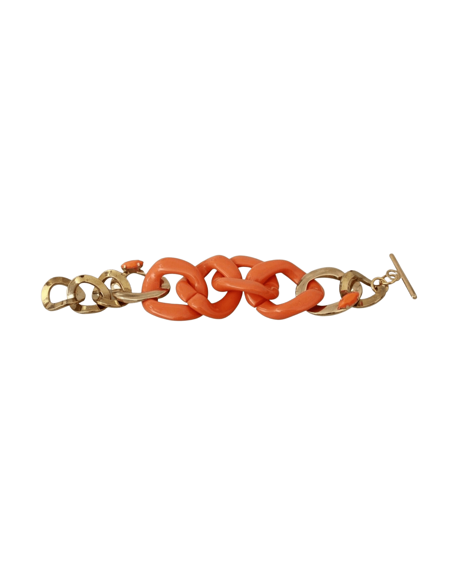Ermanno Scervino Statement Orange Bracelet Glam Steals