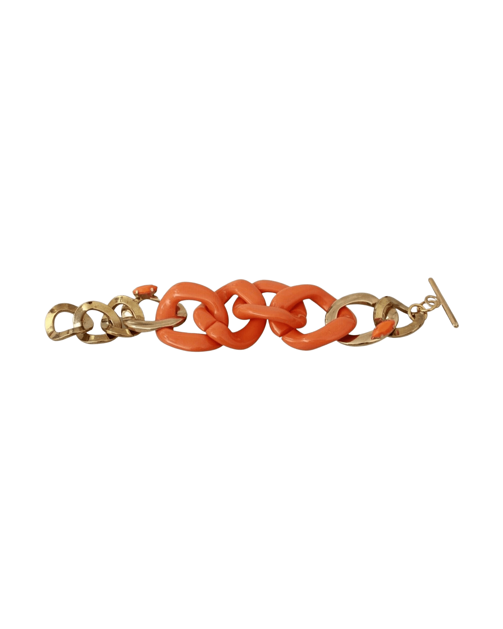 Ermanno Scervino Statement Orange Bracelet Glam Steals