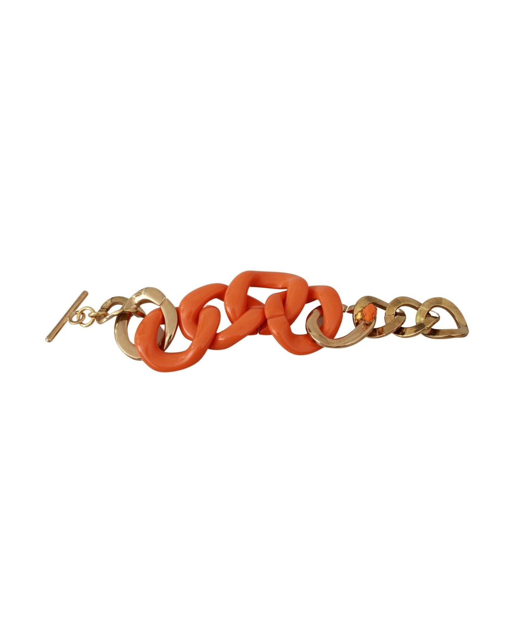 Ermanno Scervino Statement Orange Bracelet Glam Steals
