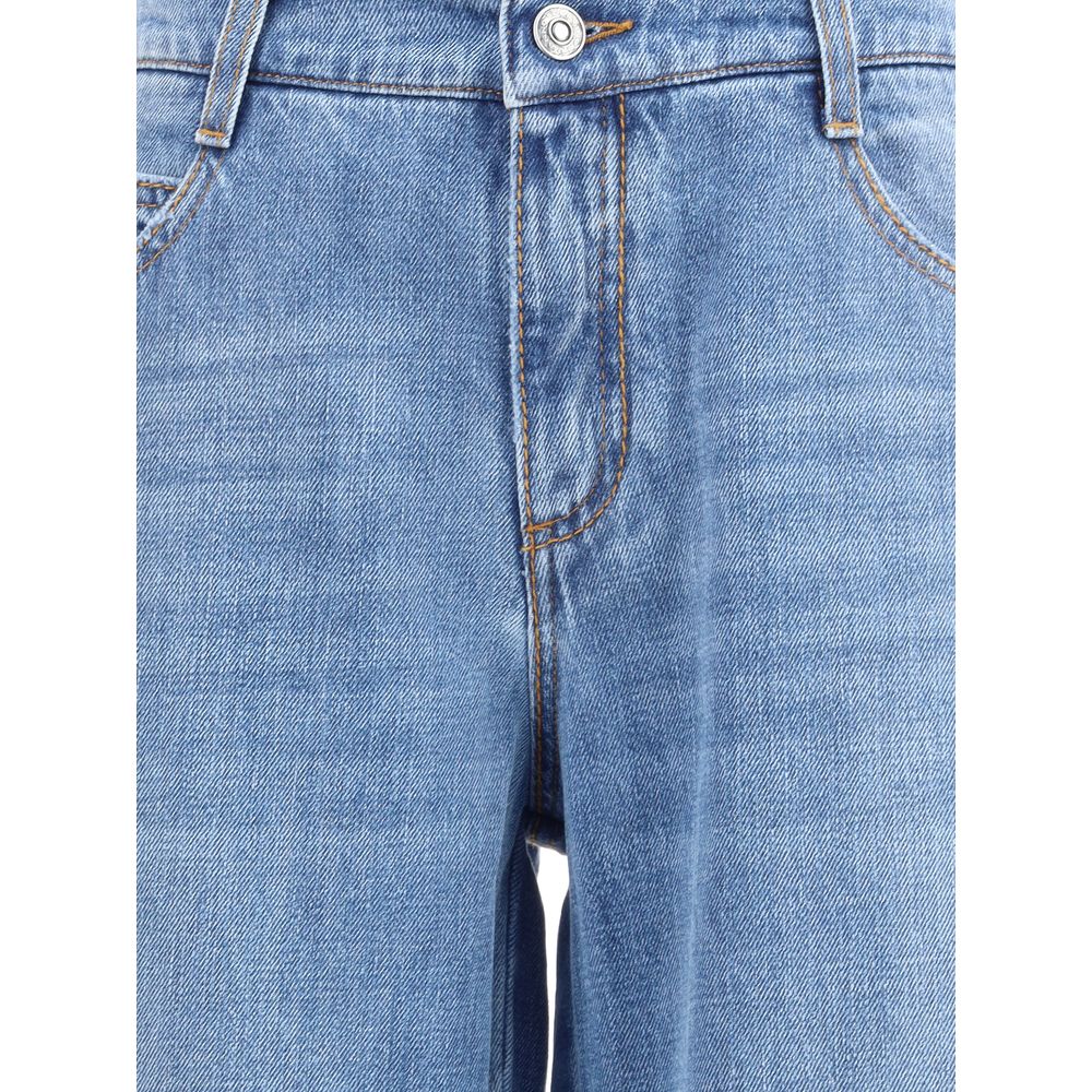 Ermanno Scervino Wide Leg Jeans Glam Steals