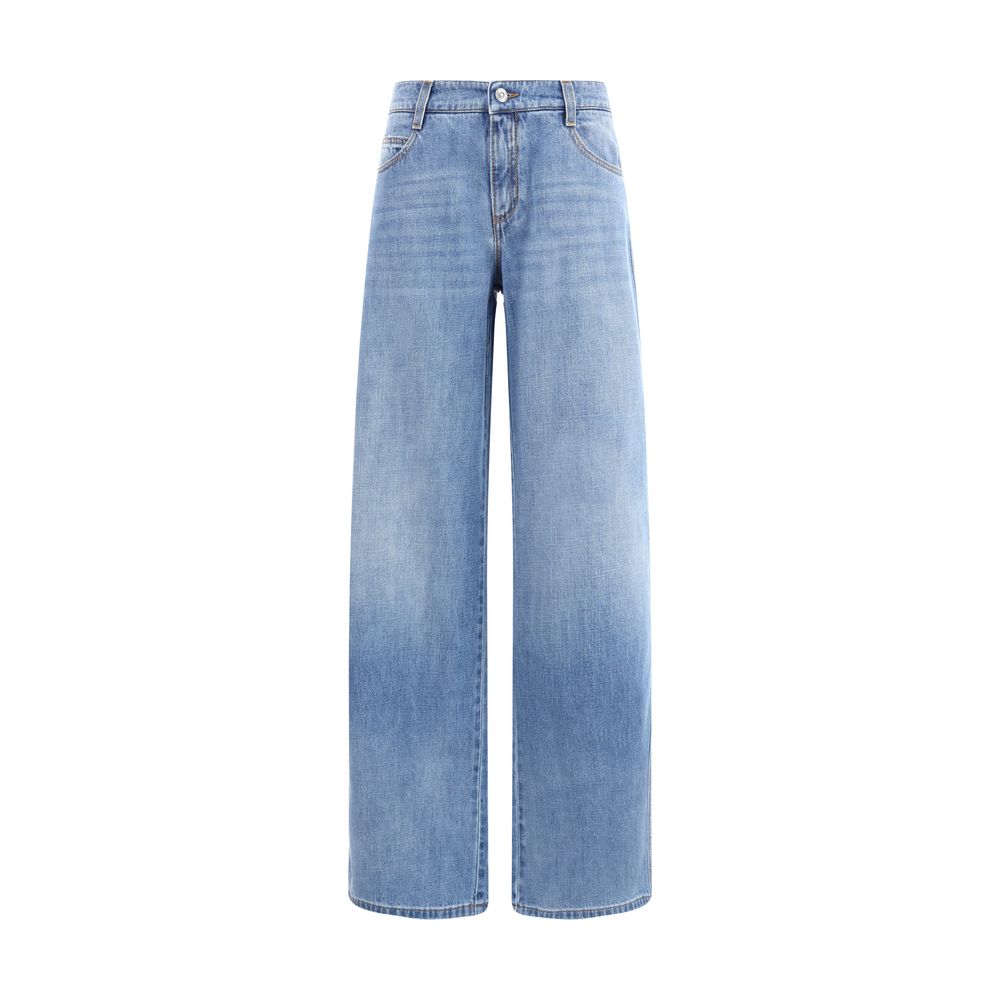 Ermanno Scervino Wide Leg Jeans Glam Steals
