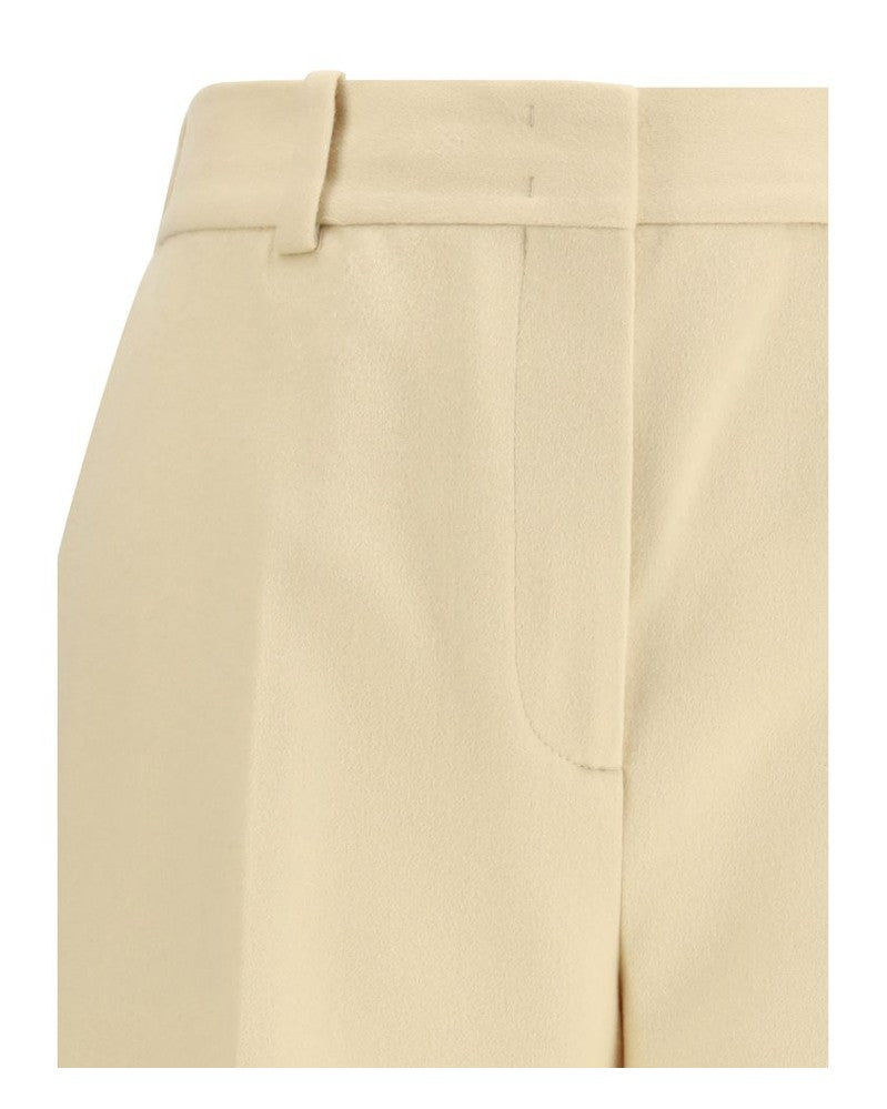 Ermanno Scervino Yellow Wool Fleece Dress Pant Glam Steals