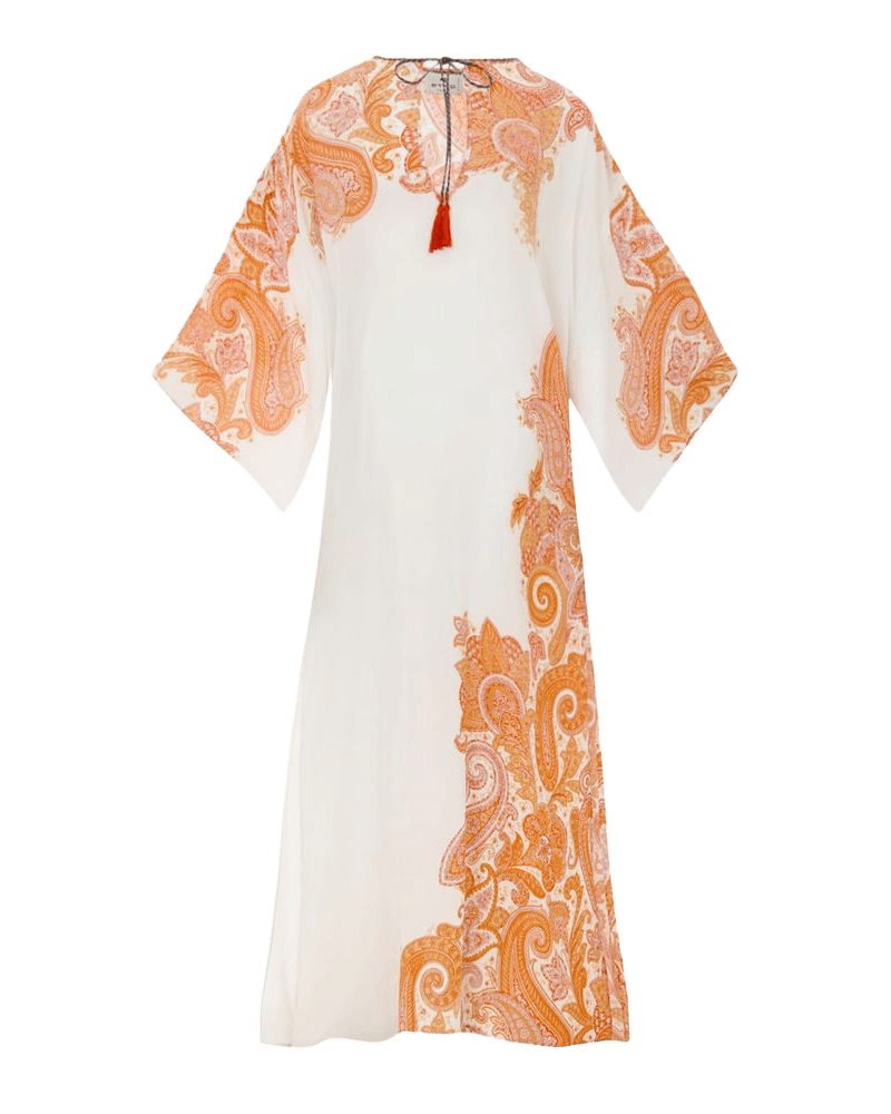 Etro Bicolor Viscose Casual Dress Glam Steals