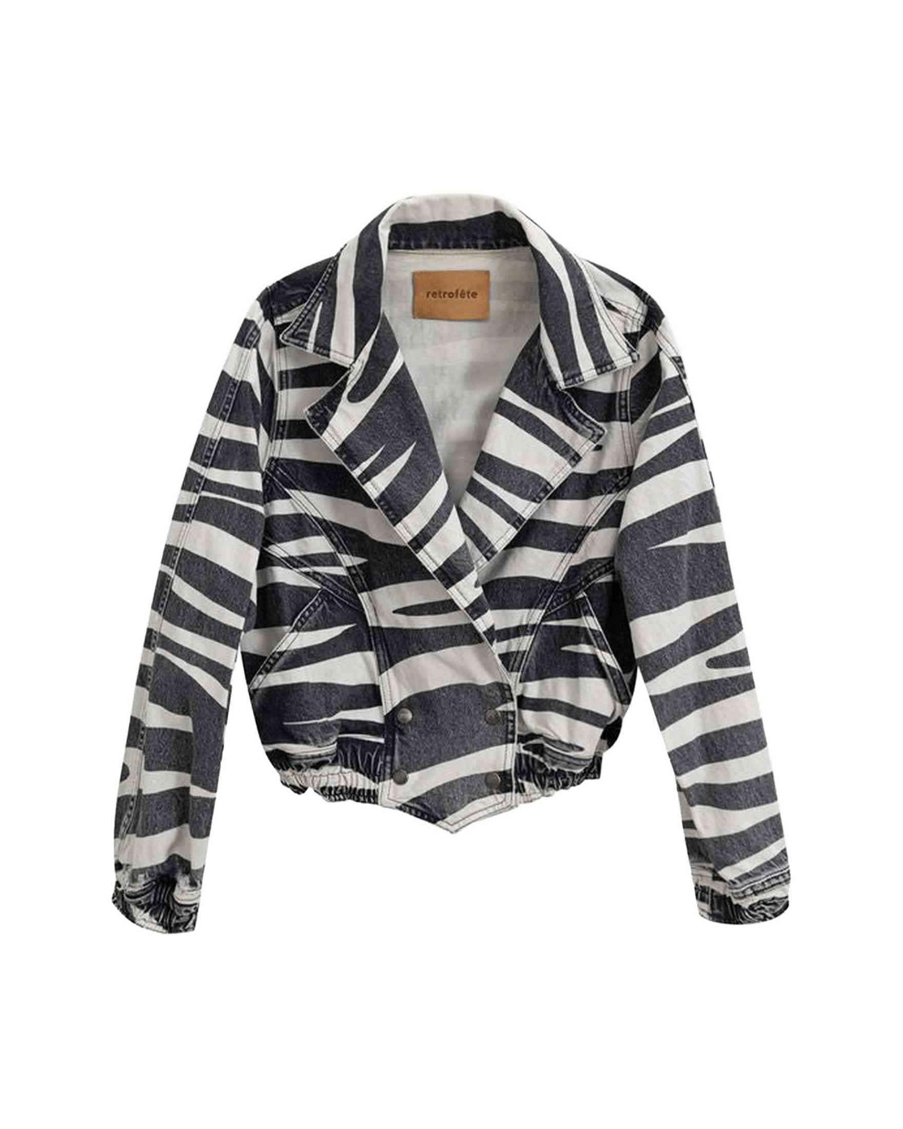 Etro Black And White Cotton Retrofête Blazer Glam Steals