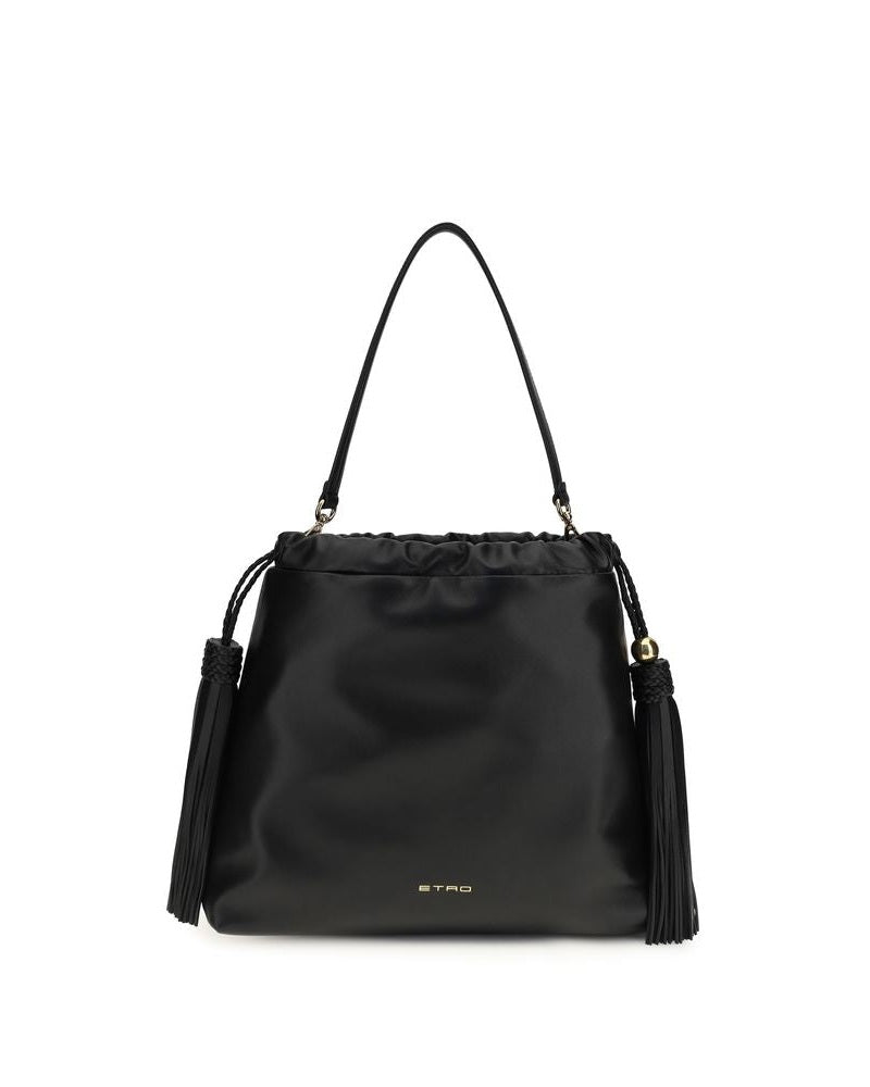 Etro Black Lamb Ovis Aries Shoulder Bag Glam Steals