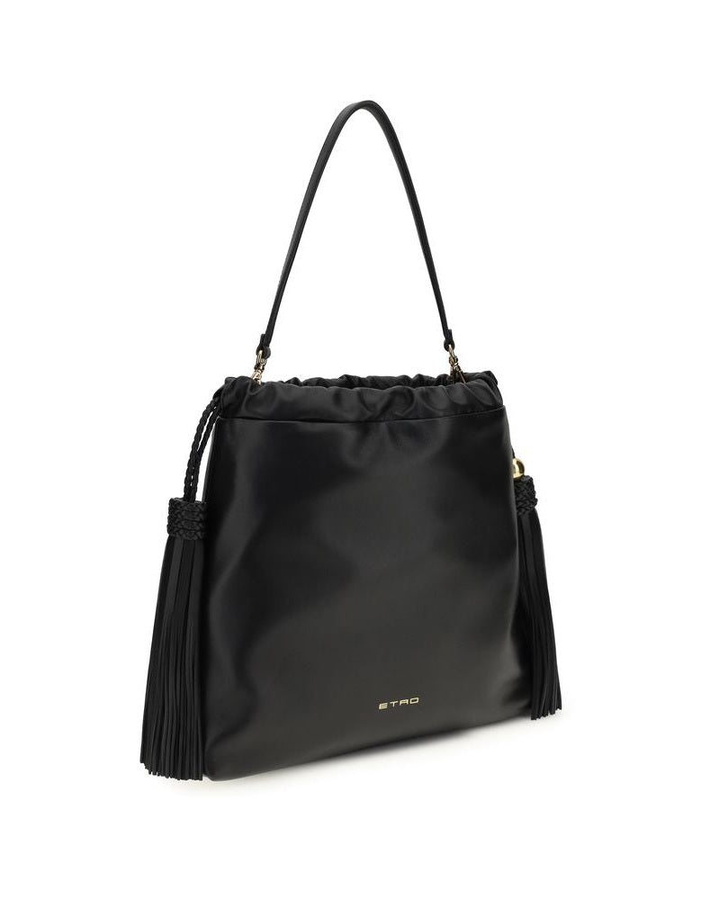 Etro Black Lamb Ovis Aries Shoulder Bag Glam Steals