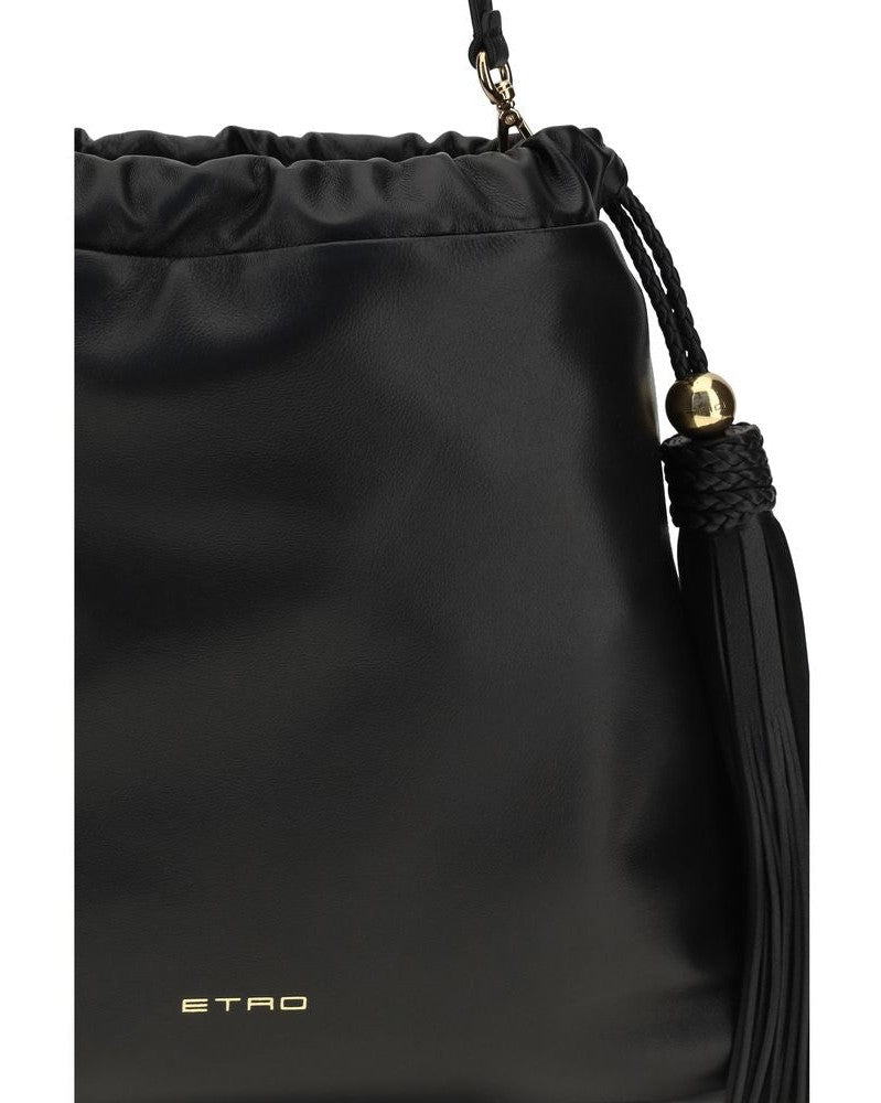 Etro Black Lamb Ovis Aries Shoulder Bag Glam Steals