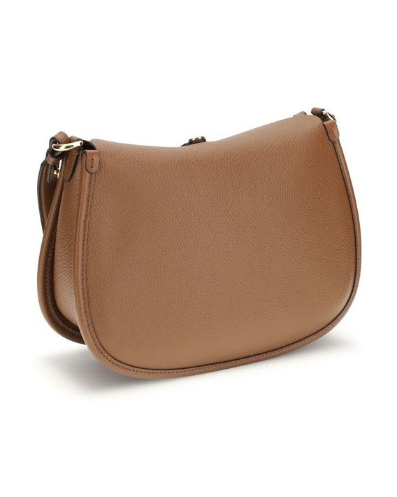 Etro Brown Calf Leather Bos Taurus Shoulder Bag Glam Steals