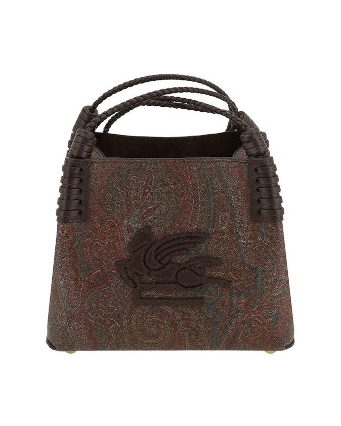 Etro Brown Fabric Handbag