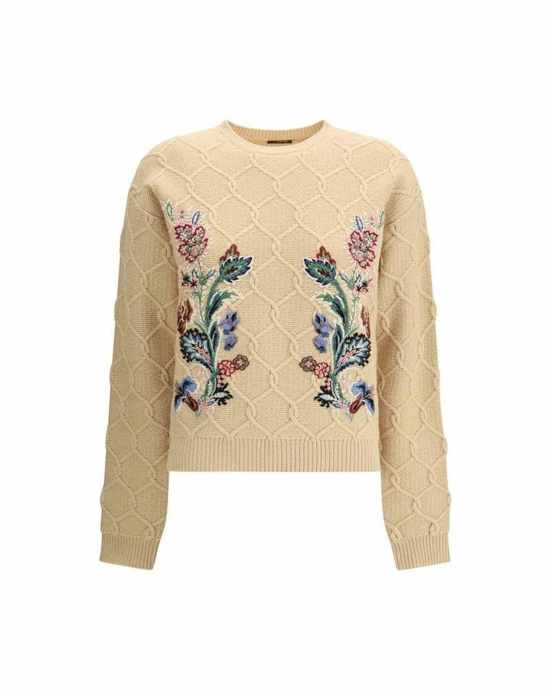 Etro Floral Embroidery Sweater Glam Steals