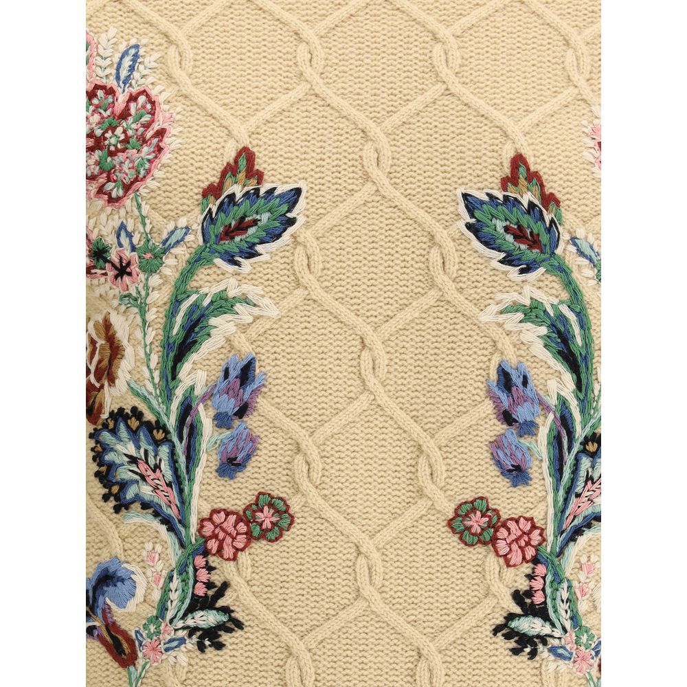 Etro Floral Embroidery Sweater Glam Steals