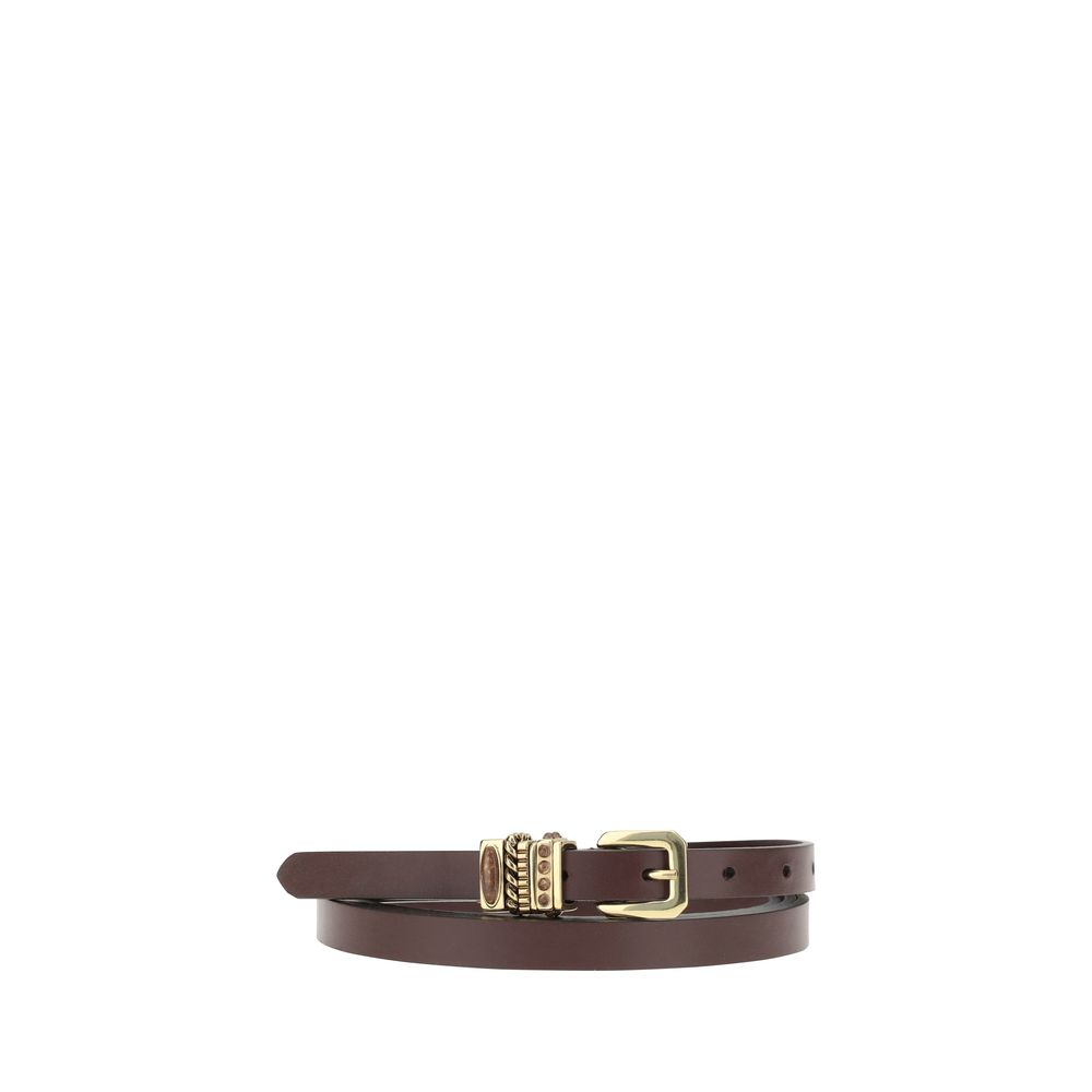 Etro Leather Double Belt Glam Steals