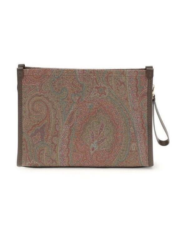 Etro Multicolor Cotton Clutch Bag Glam Steals