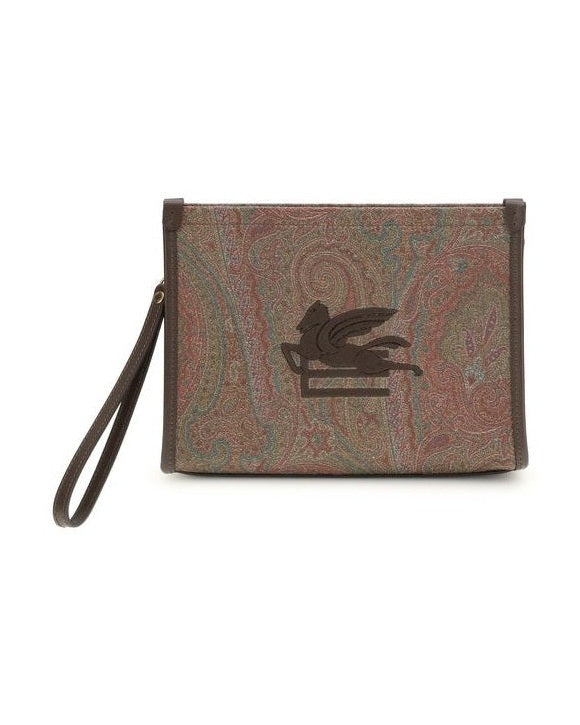 Etro Multicolor Cotton Clutch Bag Glam Steals
