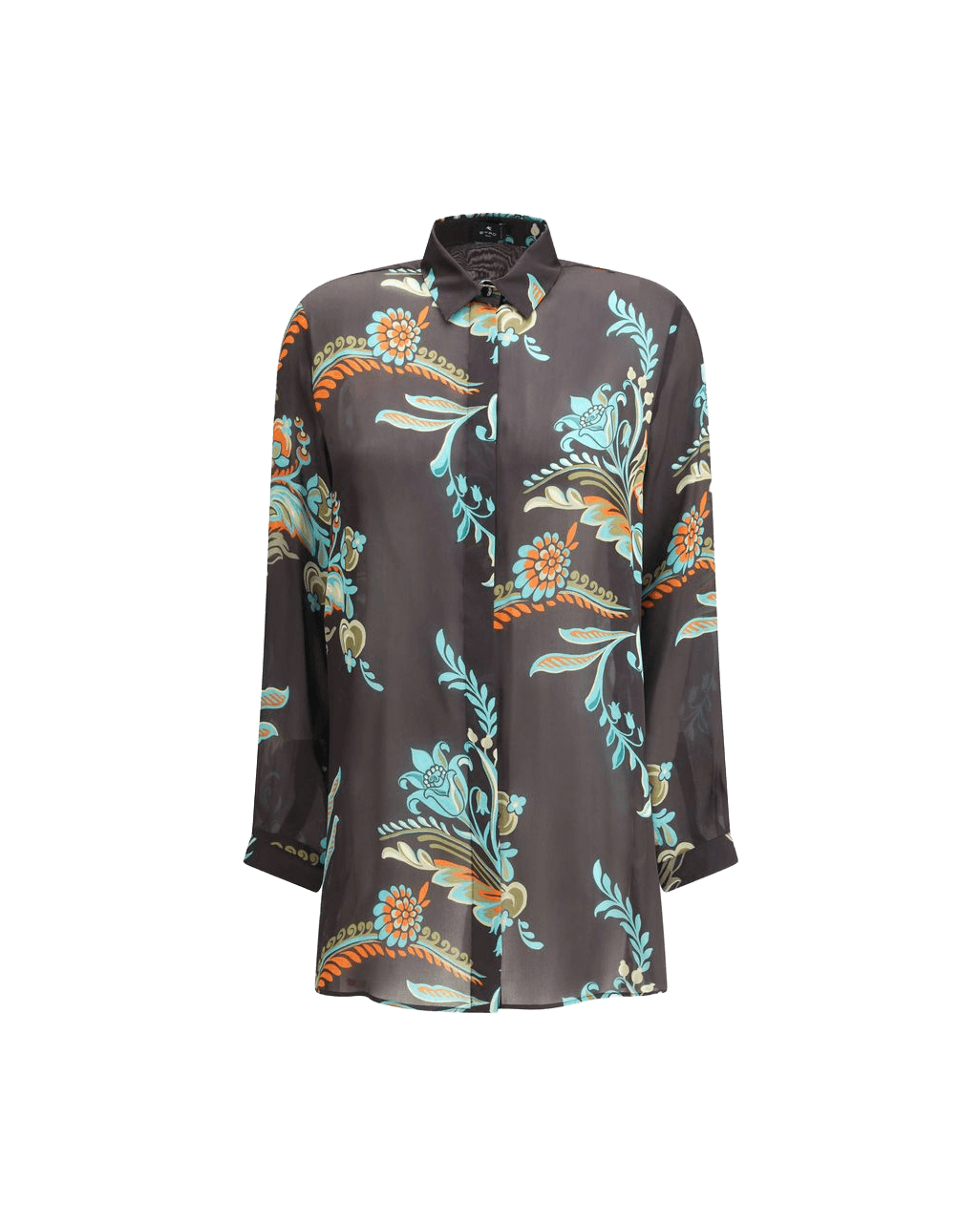 Etro Multicolor Silk Pattern Shirt