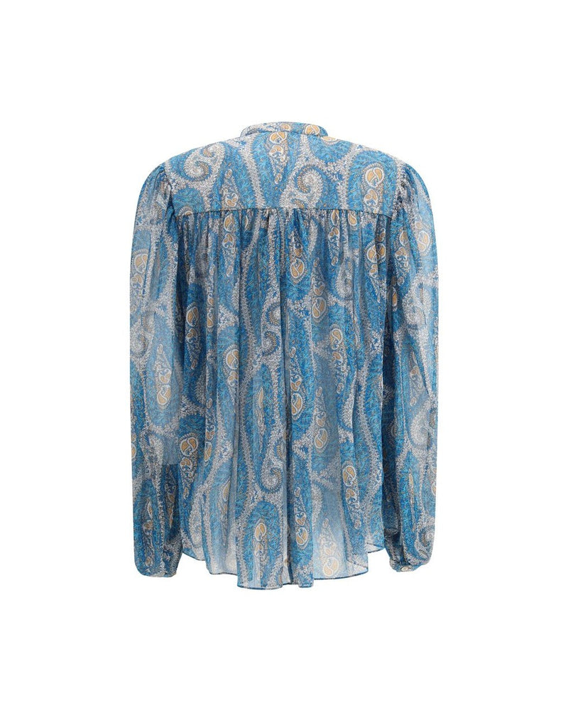 Etro Multicolor Silk Pattern Shirt Glam Steals