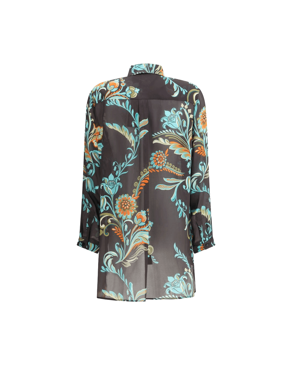 Etro Multicolor Silk Pattern Shirt Glam Steals