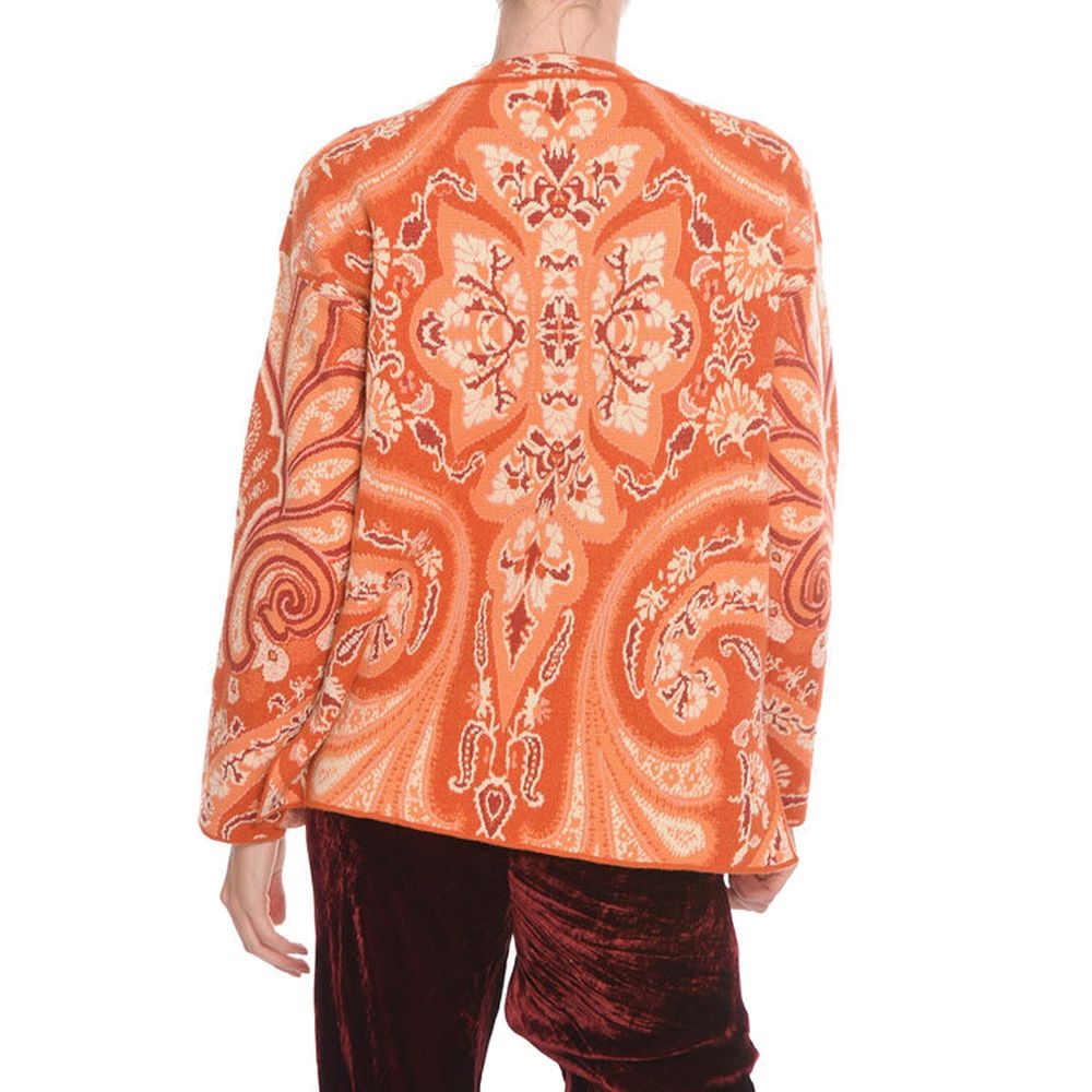 Etro Orange Polyamide Sweatshirt Glam Steals