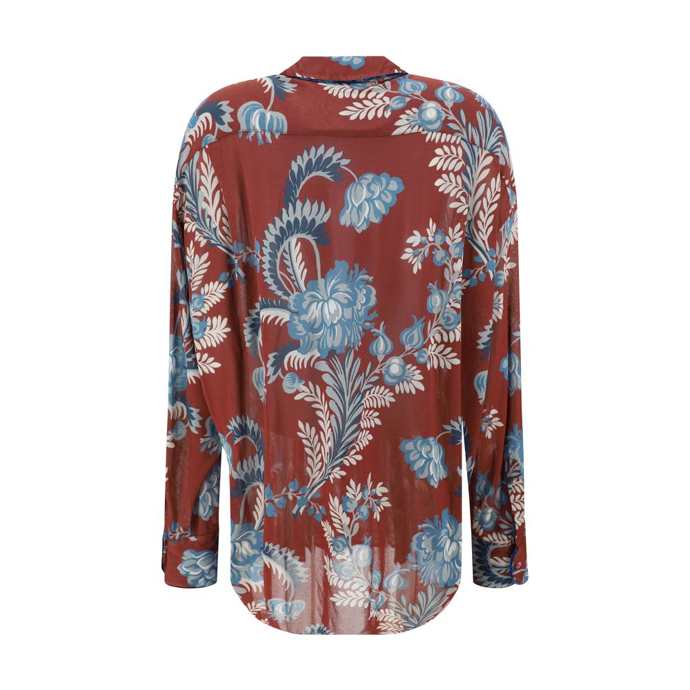 Etro Shirt With Floral Print Glam Steals