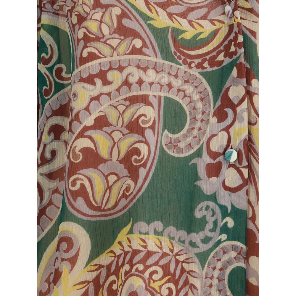 Etro Silk Crepon Shirt Glam Steals