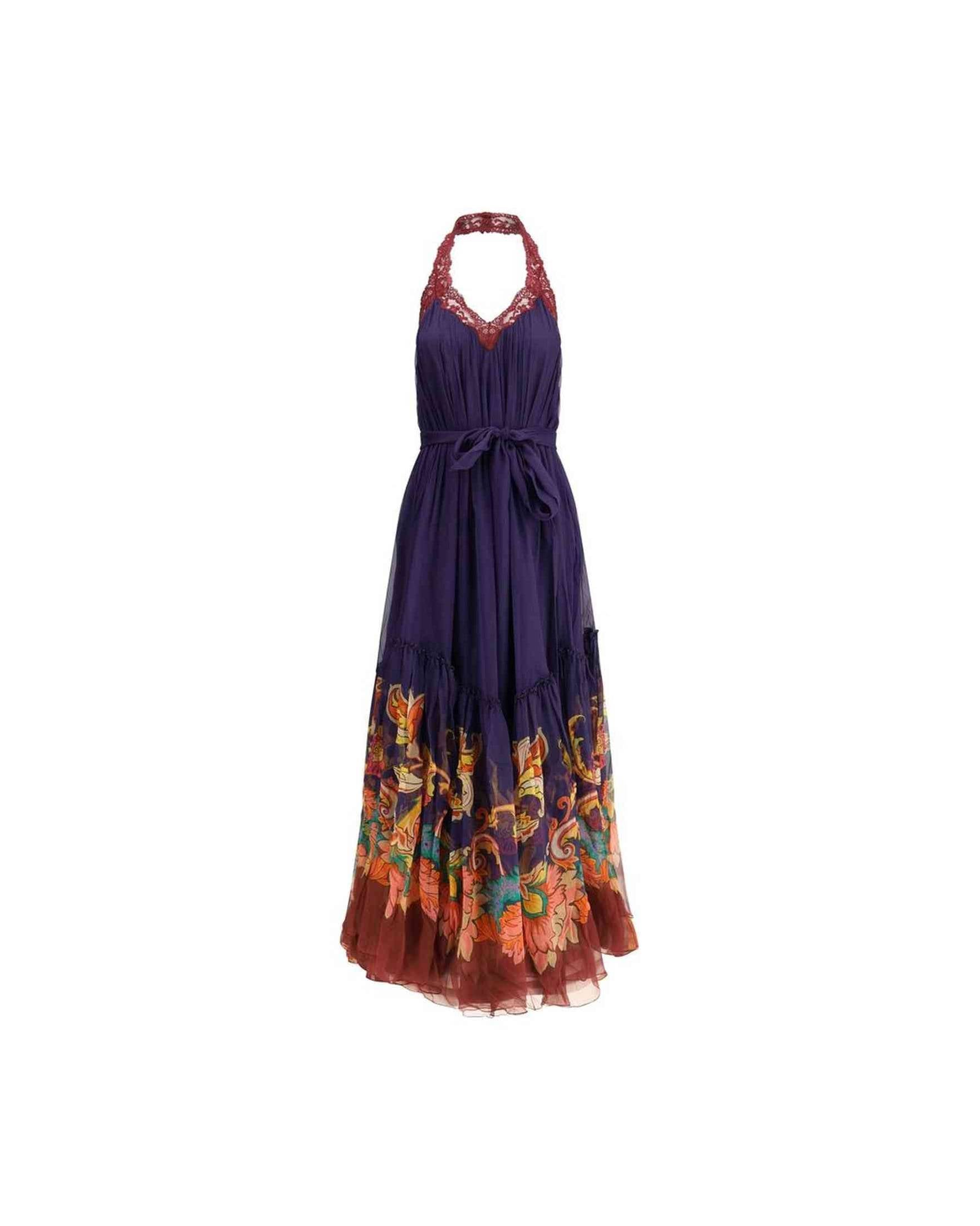 Etro Silk Long Dress Glam Steals