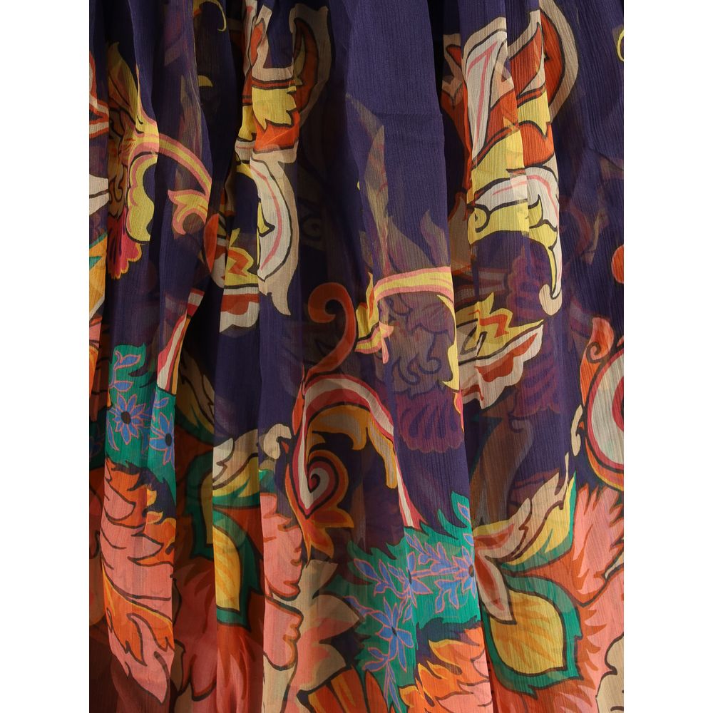 Etro Silk Long Dress Glam Steals