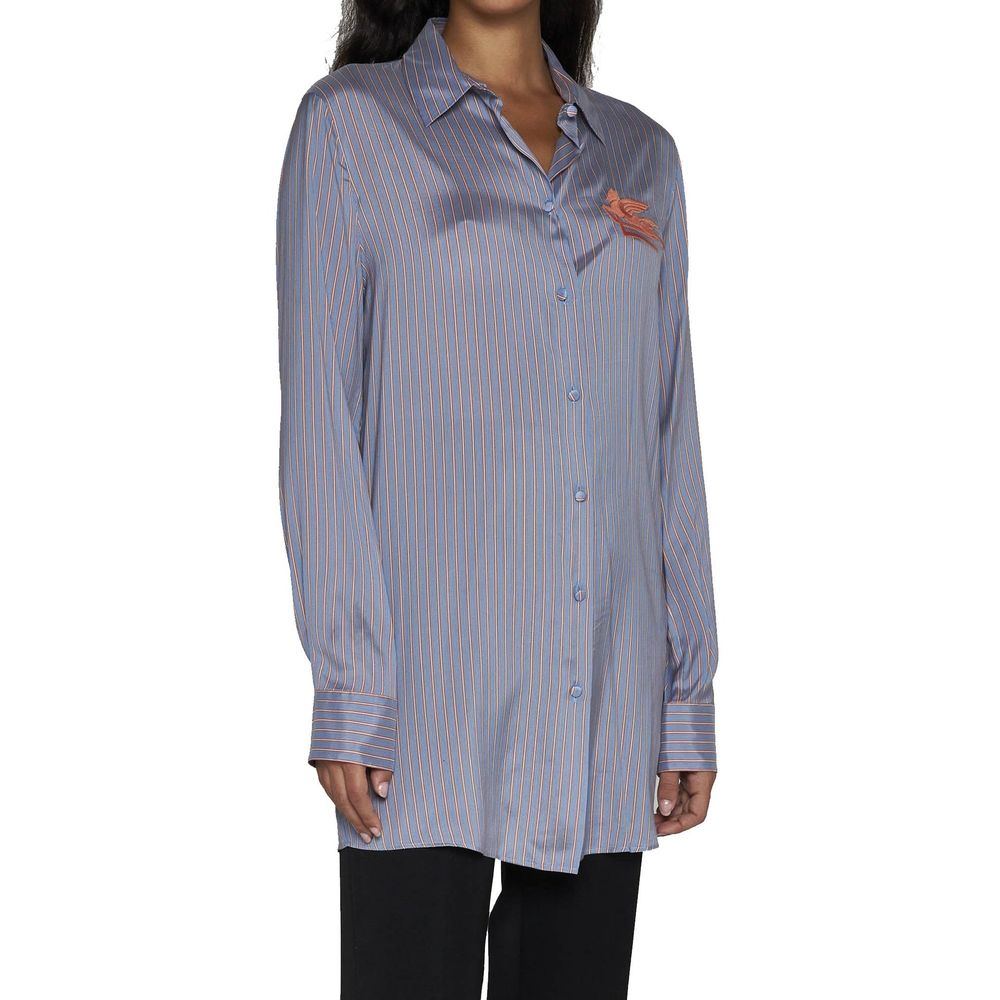 Etro Silk Striped Shirt Glam Steals