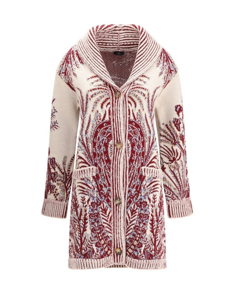 Etro Wool and Cotton Maxi Cardigan Glam Steals