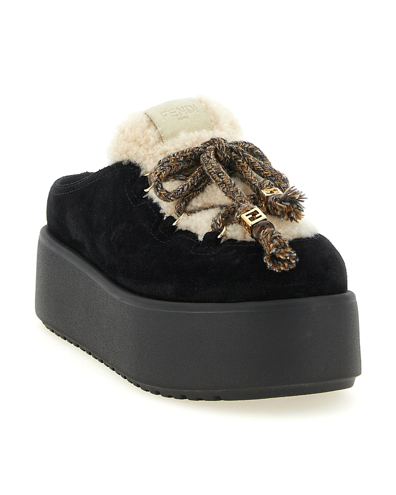 Fendi Après Chic Sabots Flat Shoes