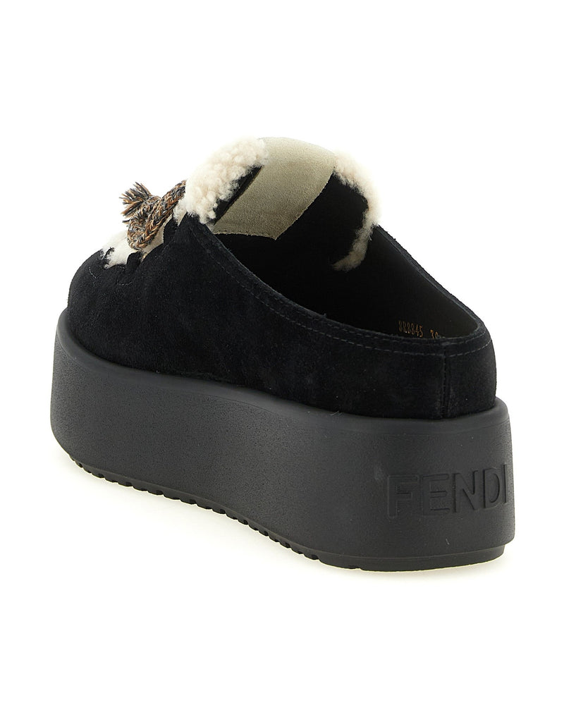 Fendi Après Chic Sabots Flat Shoes