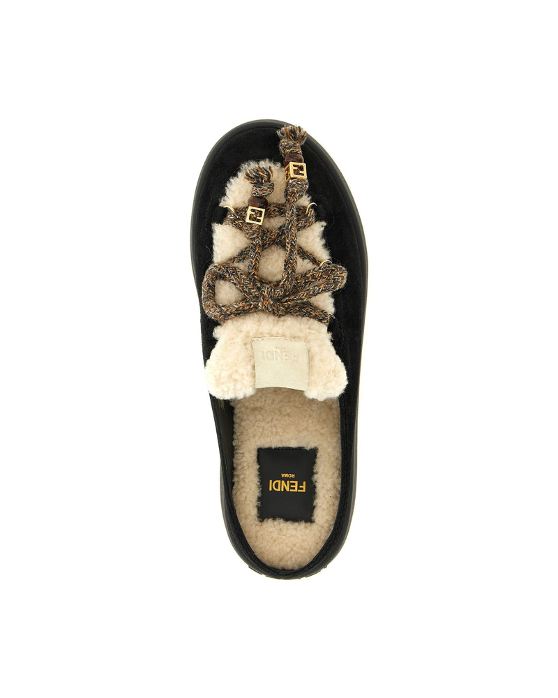 Fendi Après Chic Sabots Flat Shoes